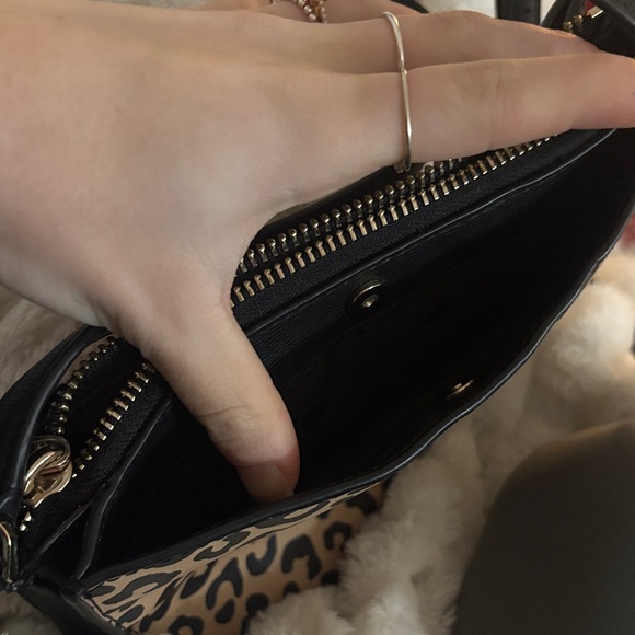 Kate Spade Tan and Black Animal Print Crossbody Bag - Picture 7 of 7